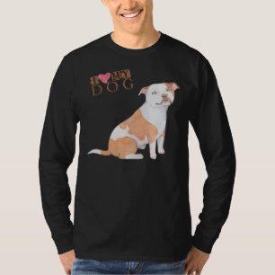 Camiseta Pitbull Eu Amo Meu Cachorro