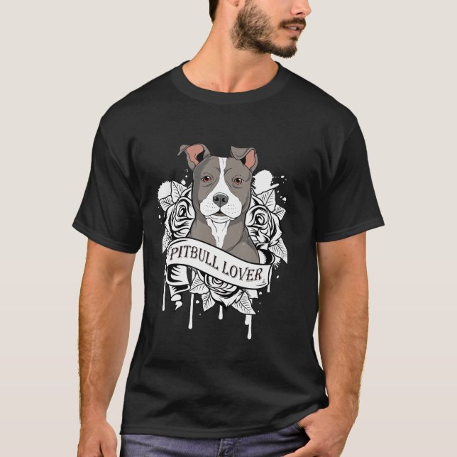 Camiseta Pitbull Gif Pit Bull Incrível (Frente)