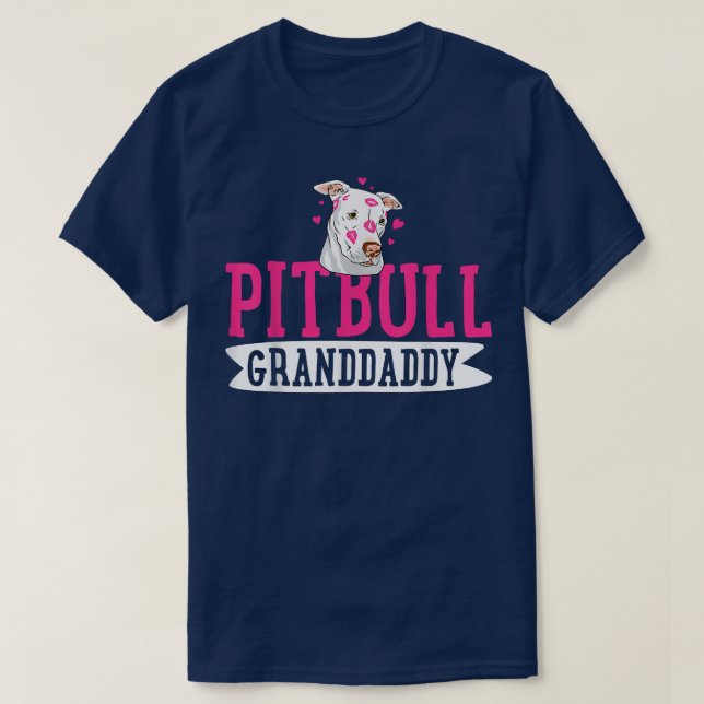Camiseta Pitbull Granddaddy Pit Bull Terrier Dog Pibble Fat (Frente do Design)