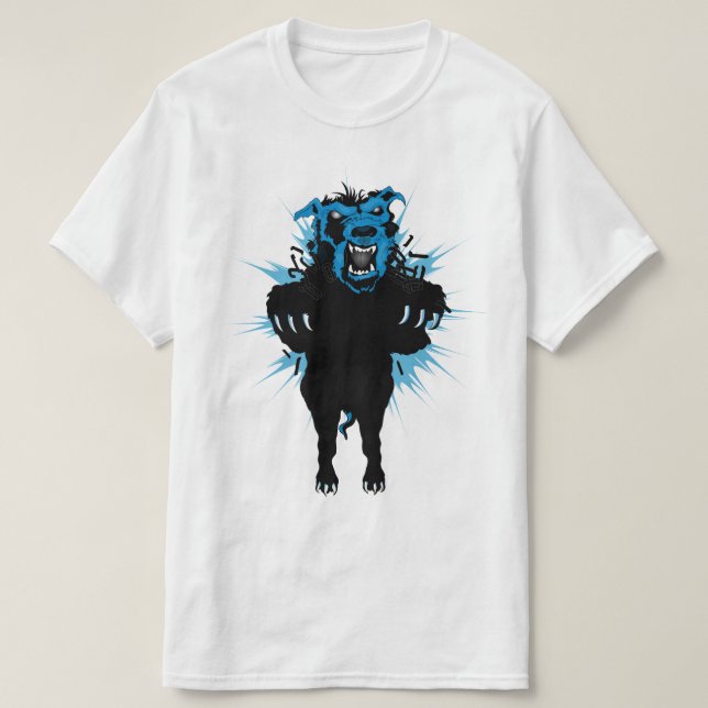 Camiseta Pitbull Louco  (Frente do Design)