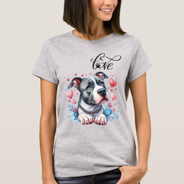 Camiseta Pitbull Love (Frente)
