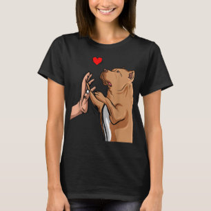 Camiseta Pitbull Love Pittie Dog Mãe Mulheres Meninas T-Shi