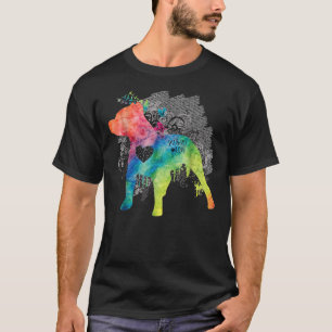 Camiseta Pitbull Love Watercolor Zen Pit Bull