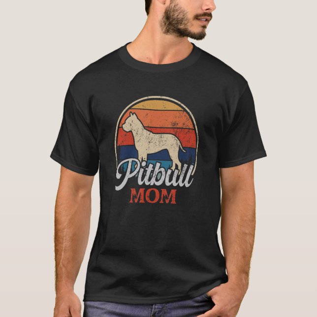 Camiseta Pitbull Mãe (Frente)