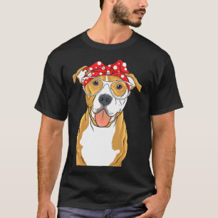 Camiseta Pitbull Marrom Pit Bull Engraçado Novo