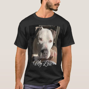 Camiseta Pitbull Meu Amor Belo Bonito Pittie