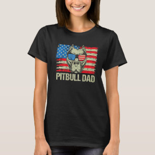 Camiseta Pitbull Pai Americano Pit Bull Cachorro Nos Bandei