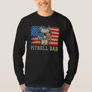 Camiseta Pitbull Pai Americano Pit Bull Cachorro Nos Bandei