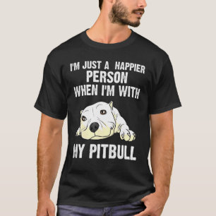 Camiseta Pitbull Para Homens Animais De Companhia Canina