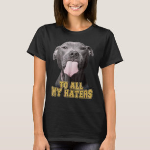 Camiseta Pitbull Para Todos Os Meus Odiadores