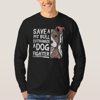 Camiseta Pitbull Pit Bull Terrier Save A Pitbull