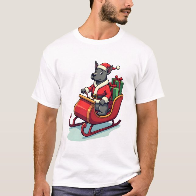 Camiseta Pitbull Santa Ride (Frente)