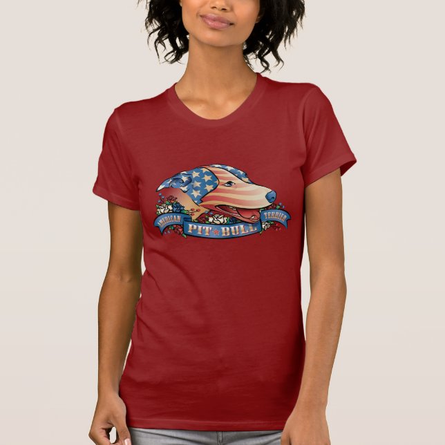 Camiseta Pitbull Terrier americano (Frente)