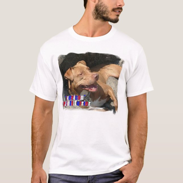 Camiseta Pitbull Terrier americano (Frente)