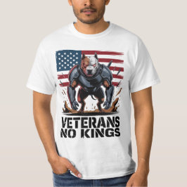 Camiseta Pitbull Veterans No Kings Proud Dog Lover Gift