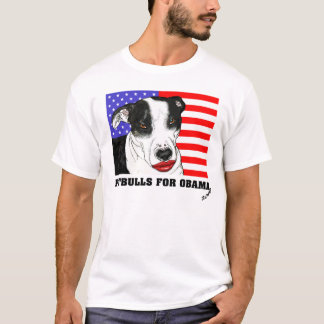 Camiseta Pitbulls para Obama 2008