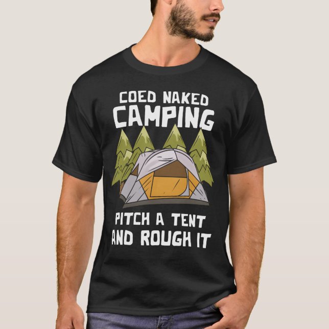 Camiseta Pitch Aent Naked Camping vintage (Frente)