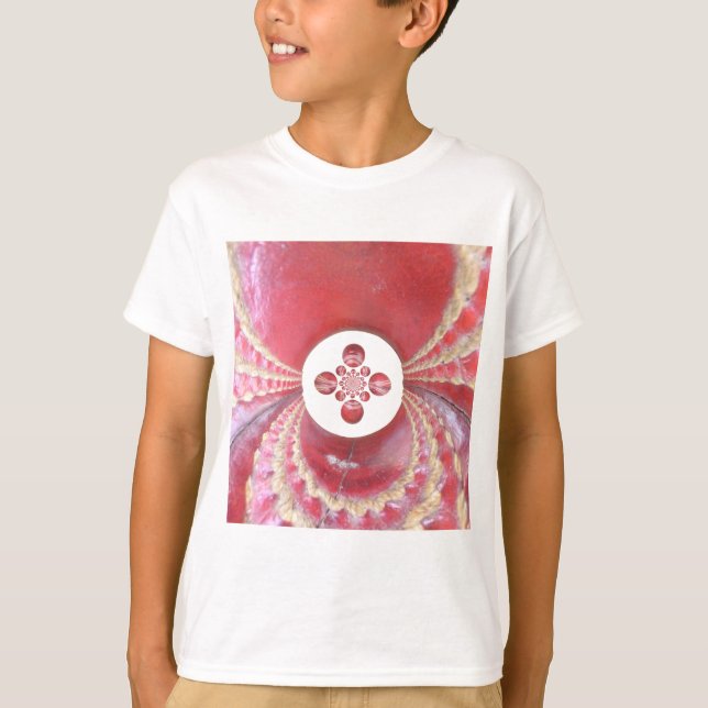 Camiseta Pitch Kaleidoscope: Críquete esmaga o coração do j (Frente)