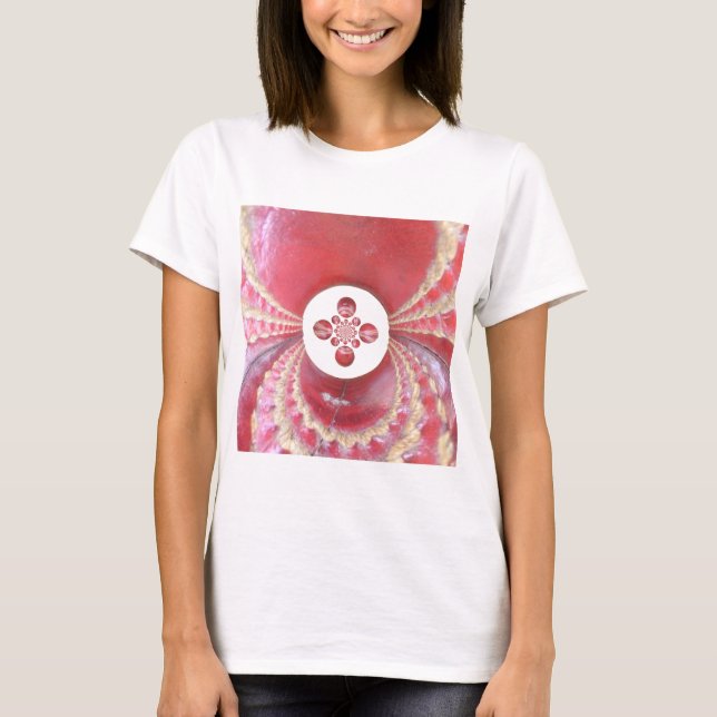 Camiseta Pitch Kaleidoscope: Críquete esmaga o coração do j (Frente)