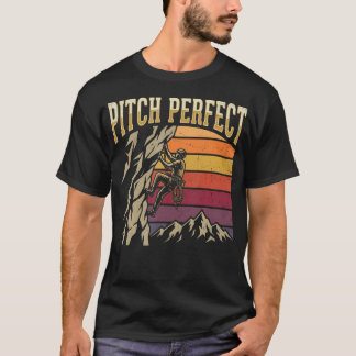 Camiseta Pitch Perfect Montanha de Escalada em Rocha