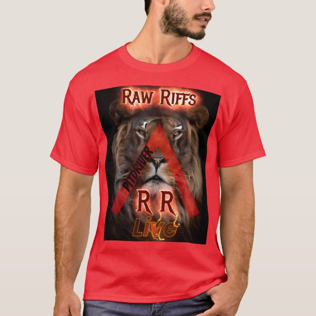Camiseta PitDriver Raw Riffs Live (Frente)