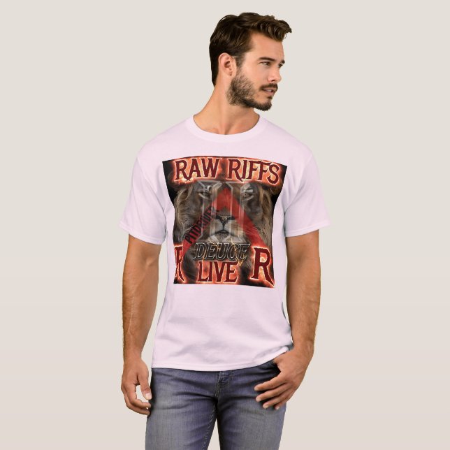 Camiseta PitDriver Raw Riffs Live II Deuce (Frente Completa)