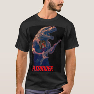 Camiseta PitDriver T-Shirt PitZillA e Logotipo Lion