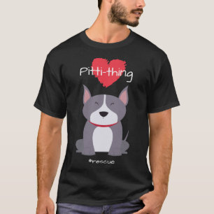 Camiseta Pitti Thing Adorava Touro Misturando Cachorro de E