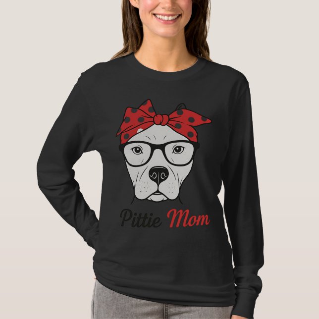Camiseta Pittie Mom (Frente)
