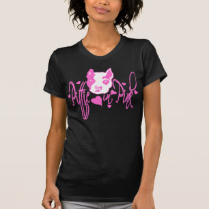 Camiseta Pittie no rosa