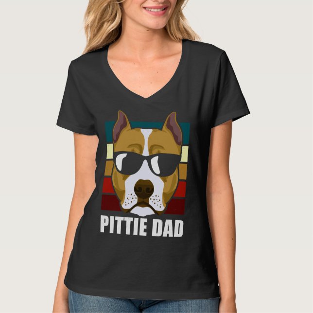 Camiseta Pittie Pai American Pit Bull Terrier Owner (Frente)
