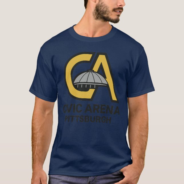 Camiseta Pittsburgh Civic Arena Tributa Design (Frente)