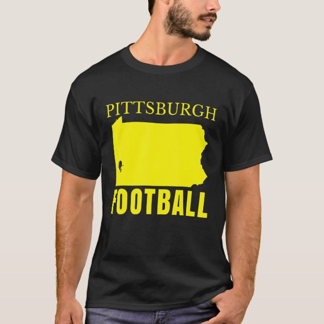 Camiseta Pittsburgh Futebol Fan Burgh Pennsylvania Tea (Frente)