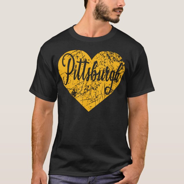 Camiseta Pittsburgh Heart (Frente)