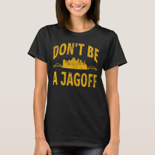 Camiseta Pittsburgh Jagoff Steel City Skyline 412 Home Vint