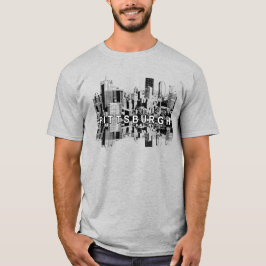 Camiseta Pittsburgh, linha do horizonte da Pensilvânia