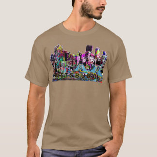 Camiseta Pittsburgh no grafite