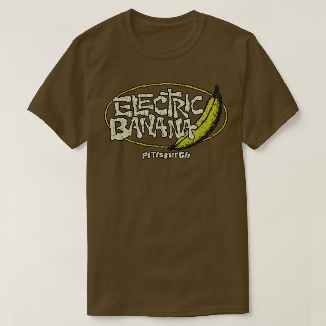 Camiseta Pittsburgh O Banana Elétrica 1977 (Frente do Design)