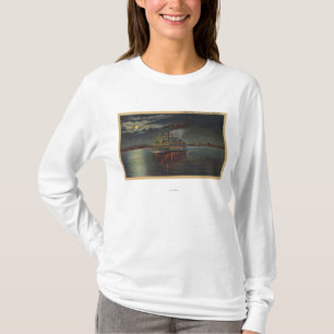 Camiseta Pittsburgh, PA - opinião da noite do navio a vapo
