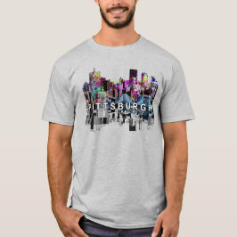 Camiseta Pittsburgh, Pensilvânia em grafite