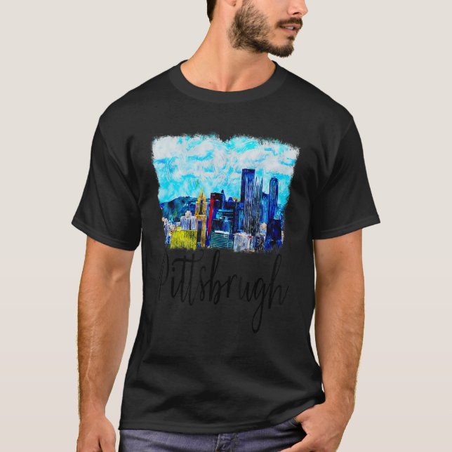 Camiseta Pittsburgh Pensilvânia Home City Heritag (Frente)