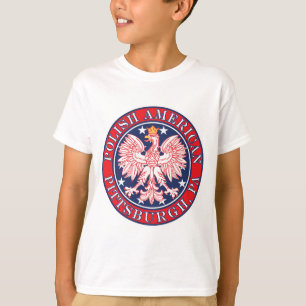 Camiseta Pittsburgh Pensilvânia Polonês