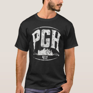 Camiseta Pittsburgh Pensilvânia Steel City Horizonte Pgh La