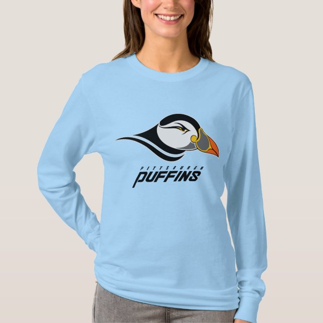 Camiseta Pittsburgh Puffins Classic Logo (Frente)