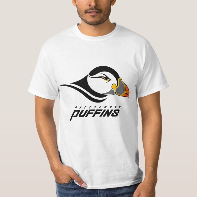 Camiseta Pittsburgh Puffins Classic Logo (Frente)