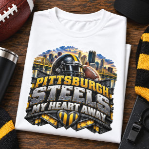 Camiseta Pittsburgh Rouba Meu Coração Futebol