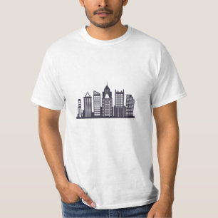 Camiseta Pittsburgh Skyline