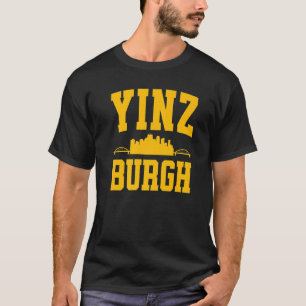 Camiseta Pittsburgh Yinz Yinzer Cidade do Aço Horizonte 412