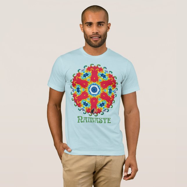 Camiseta Pivitol Namaste Kaleidoscope T-Shirt (Frente Completa)