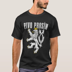 Camiseta Pivo Cerveja De Prosim Por Favor Na República Tche